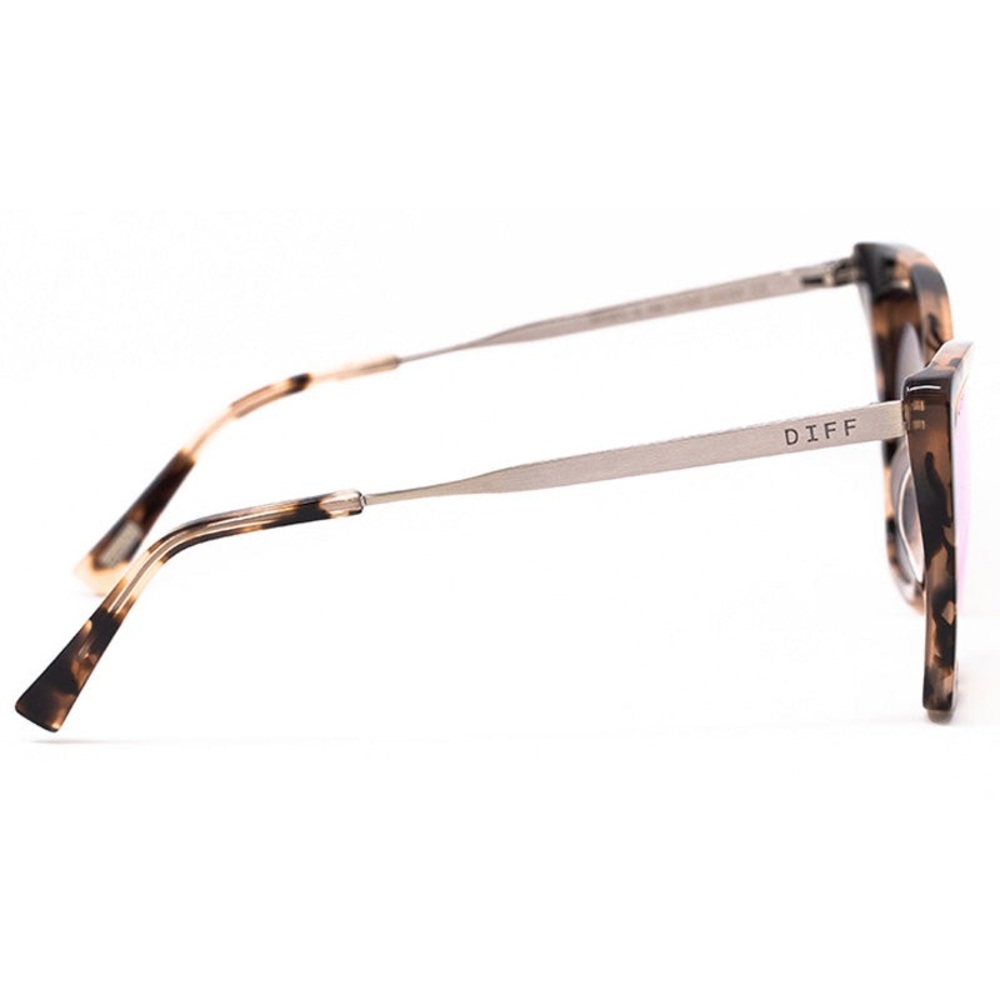 Diff Eyewear Becky Tortoise Shell Sunglasses - Picture 15 of 16